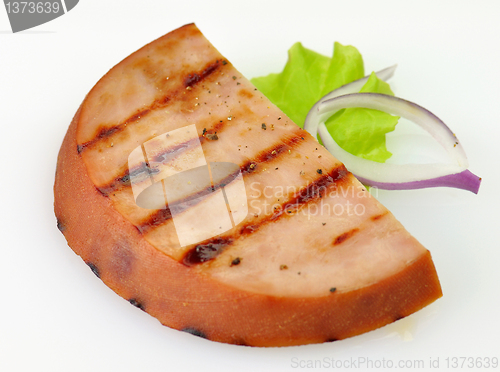 Image of Sliced grilled ham 