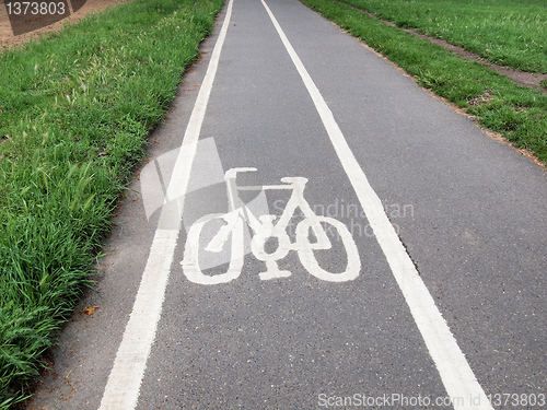 Image of Bike lane sign