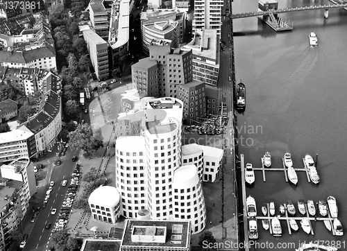 Image of Duesseldorf mediahafen harbour