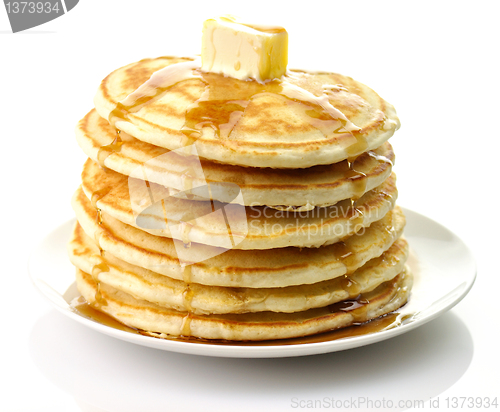 Image of pancakes with butter 