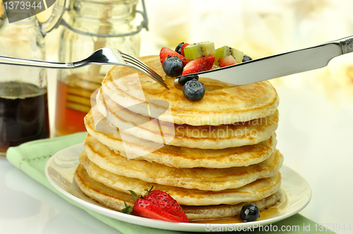 Image of stack of pancakes