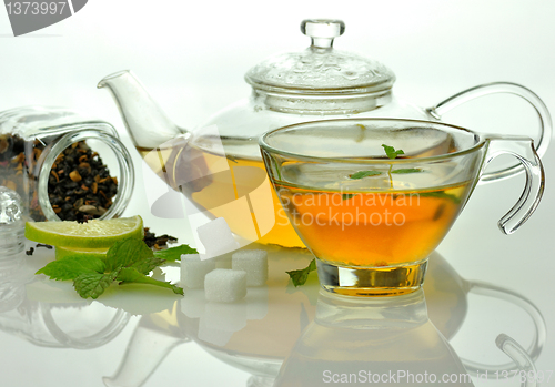 Image of green tea composition