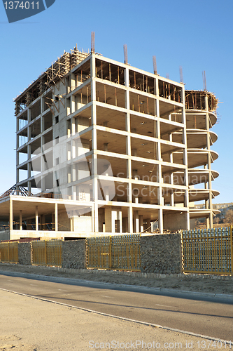 Image of Building under construction.