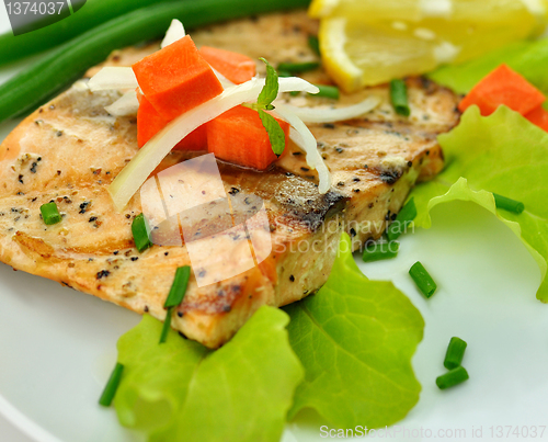 Image of grilled salmon fillet