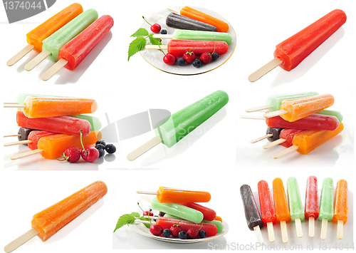 Image of assortment of ice cream pops