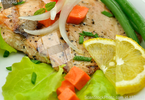 Image of grilled salmon fillet