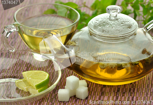 Image of set of green tea 