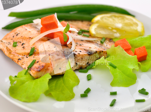 Image of grilled salmon fillet