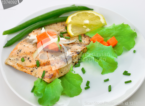 Image of grilled salmon fillet