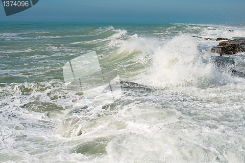 Image of Caspian Sea.