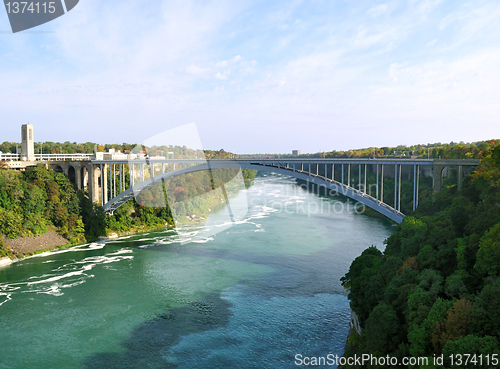 Image of Rainbow Bridge - Niagara Falls, USA 