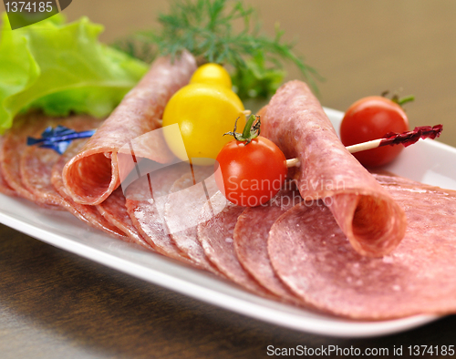 Image of Sliced Salami