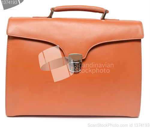 Image of brown briefcase