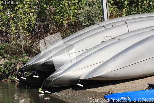 Image of boats on the beach