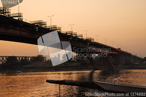 Image of Bridge reconstruction in Belgrade