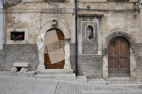 Image of Nice doors in alley