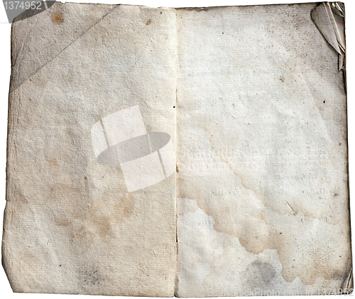 Image of Old paper note book