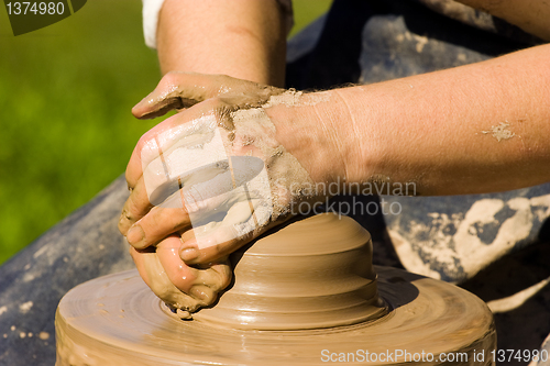 Image of Potters hands