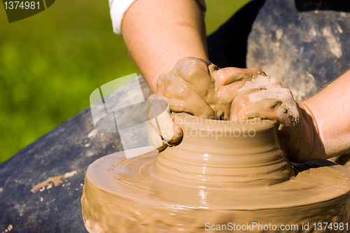 Image of Potters hands