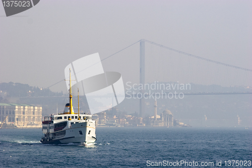 Image of Passenger ferry in Bosporus Strait, Istanbul