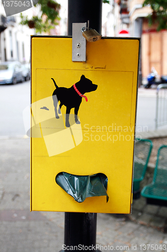 Image of Dog poop bag dispenser