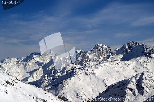 Image of View from the slope of Mount Elbrus