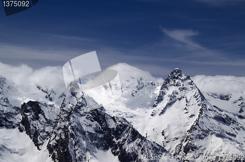 Image of Mountains in clouds