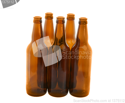 Image of group of bottles for   beer