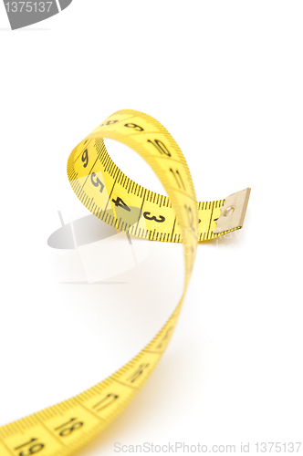Image of Yellow measuring tape 
