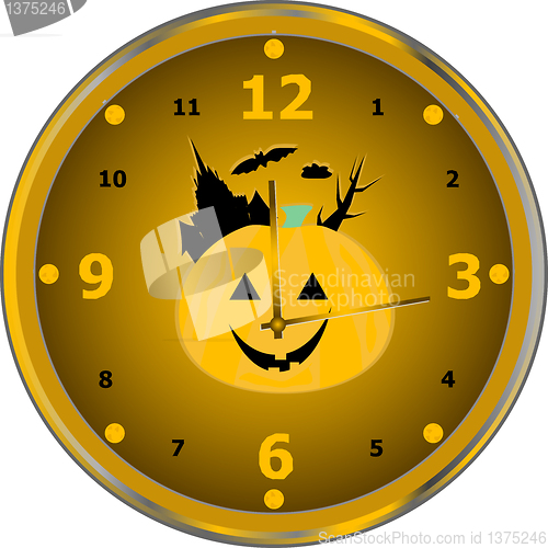 Image of Time to celebrate party isolated clock vector