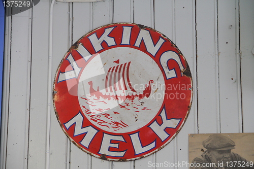 Image of viking melk sign