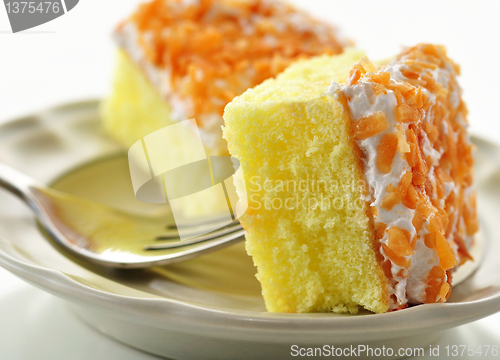 Image of fresh cake on a plate