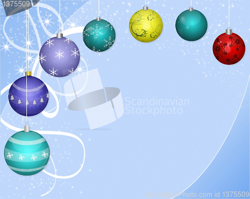 Image of christmas composition