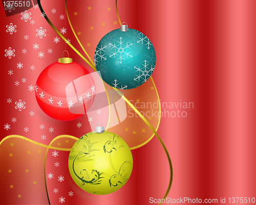 Image of christmas composition