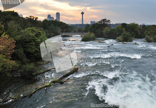 Image of Niagara River.USA