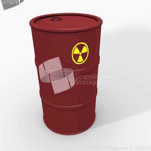 Image of nuclear waste barrel