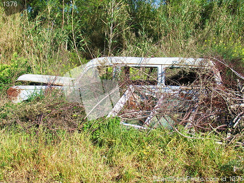 Image of Hidden car. Linou. Cyprus