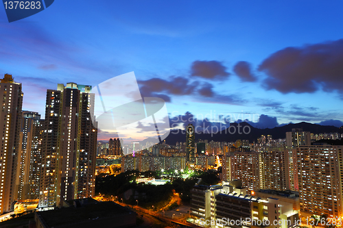 Image of Hong Kong with building