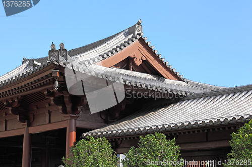 Image of chinese temple roof