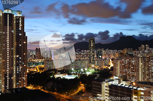 Image of kowloon at night