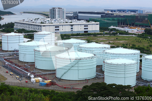 Image of oil tanks
