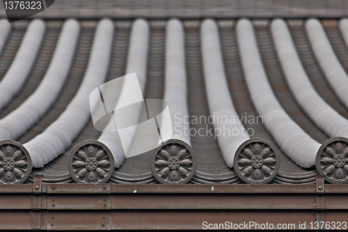 Image of chinese temple roof