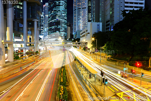 Image of city and traffic