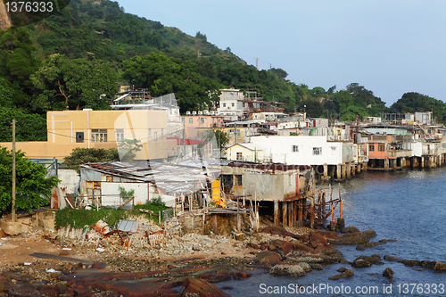 Image of fishing village of Lei Yue Mun in Hong Kong