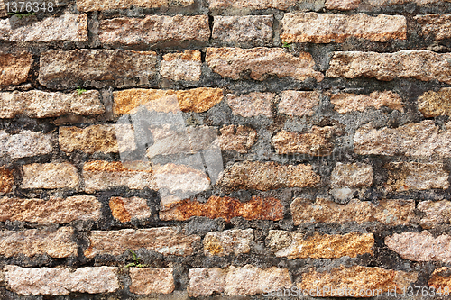 Image of Background of stone wall texture