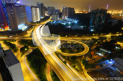 Image of Freeway in night