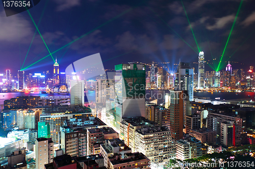 Image of Hong Kong at night