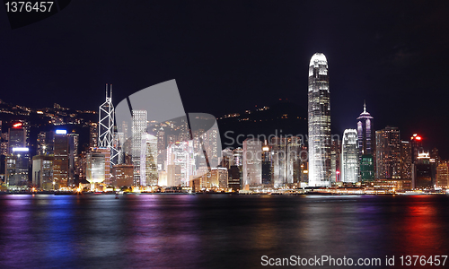 Image of Hong Kong night view