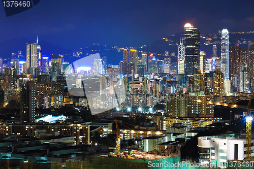 Image of Hong Kong at night