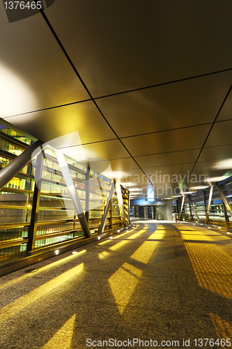 Image of modern flyover at night